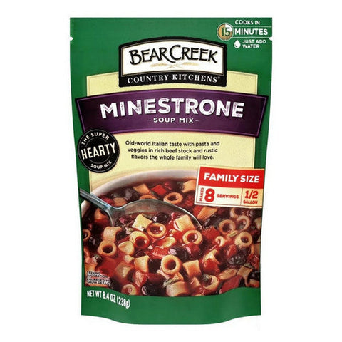 Bear Creek, Minestrone Soup Mix Pouch, 8.4 Oz (Case Of 6) Bear Creek