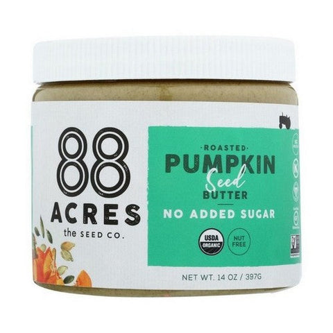 88 Acres, Organic Pumpkin Seed Butter Sugar Free, 14 Oz (Case Of 6) 88 Acres