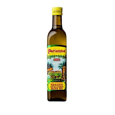 Partanna, Everyday Organic Unfiltered Extra Virgin Olive Oil, 16.9 Oz (Case Of 6) Partanna