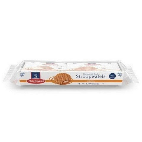 Daelmans, Caramel Stroopwafels Snack, 8.18 Oz (Case Of 12) Daelmans