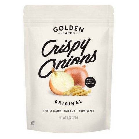 Golden Farms, Organic Crispy Fried Onions, 6 Oz (Case Of 12) Golden Farms