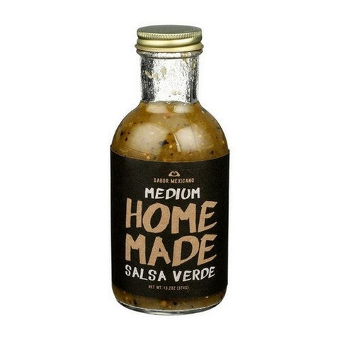 Sabor Mexicano, Home Made Salsa Verde Medium, 13.2 Oz(Case Of 6) Sabor Mexicano