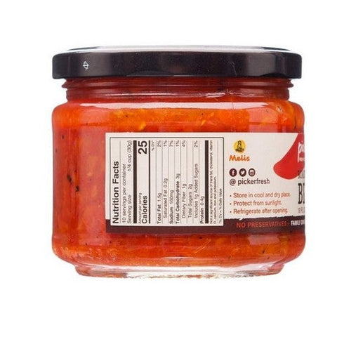 Pickerfresh, Roasted Red Pepper Bruschetta, 10 Oz (Case Of 6) Pickerfresh