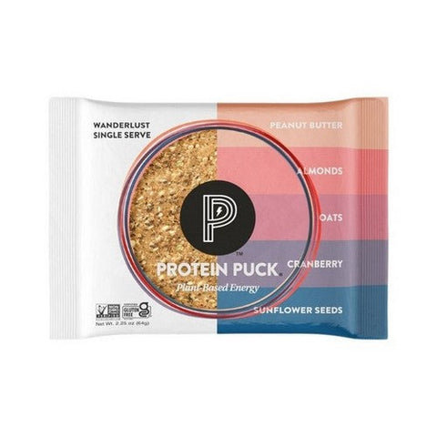 Protein Puck, Wanderlust Peanut Butter Cranberry, 2.25 Oz (Case Of 16) Protein Puck