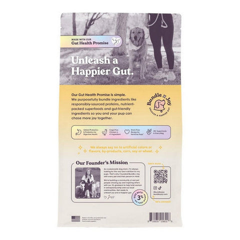 Bundle X Joy, Chicken Grain Free Dry Dog Food, 4 Lbs (Case Of 6)