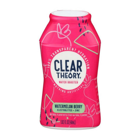 Clear Theory, Water Booster Watermelon Berry, 1.62 Oz (Case Of 12) Clear Theory
