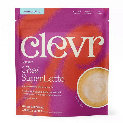 Clevr, Instant Superlatte Chai, 6.8 Oz (Case Of 6)