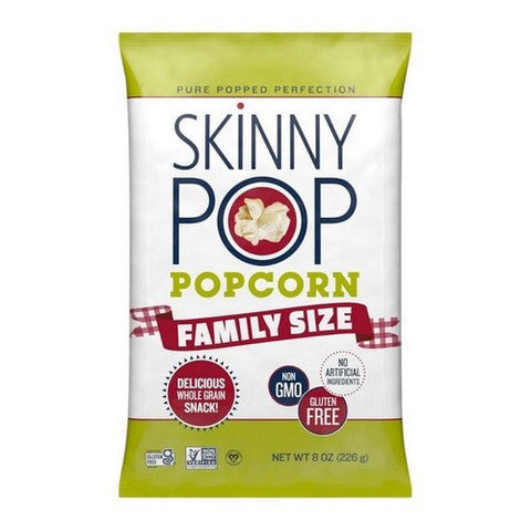 Skinny Pop, Family Size Popcorn, 8 Oz (Case Of 6) Skinny Pop