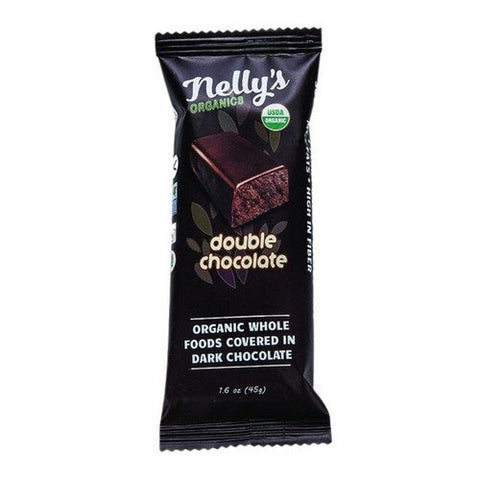 Nelly's Organics, Organic Double Chocolate Snack Bar, 1.6 Oz (Case Of 9) Nelly's Organics