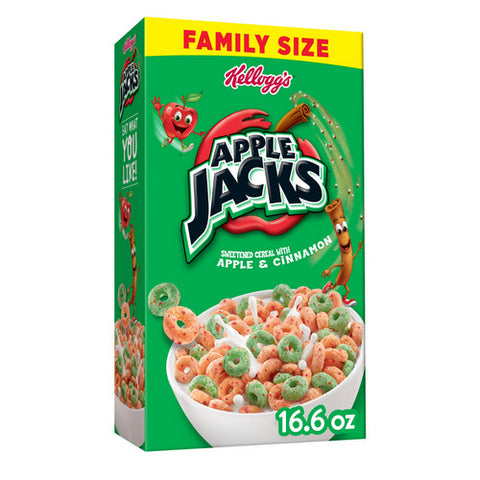 Apple Jacks Breakfast Cereal Family Size 16.6 Oz (Case Of 12) by Kellogg's