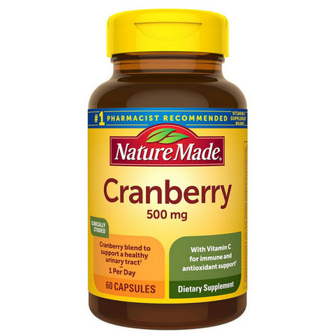 Cranberry Capsules 60 Count (Case Of 3) by Nature Made