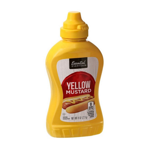Yellow Mustard 8 Oz (Case Of 12) by Essential Everyday