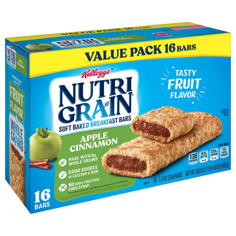 Apple Cinnamon Soft Baked Breakfast Bars 20.8 Oz (Case Of 6) by Nutri-Grain