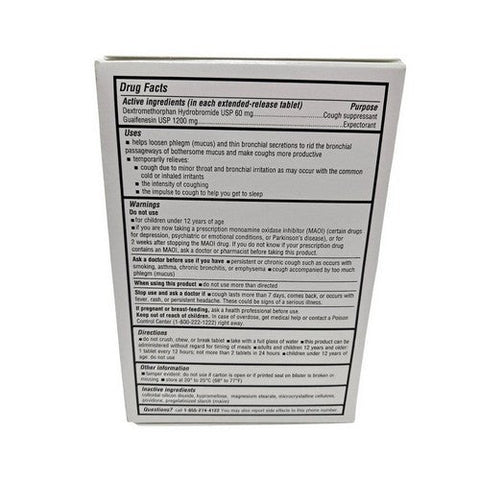 Auro Health, Guaifenesin Dextromethorphan, 60 Mg, 28 Tabs