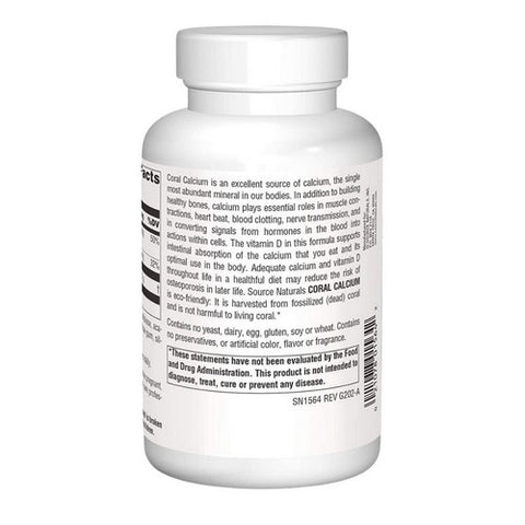Source Naturals, Coral Calcium, 240 Tabs Source Naturals