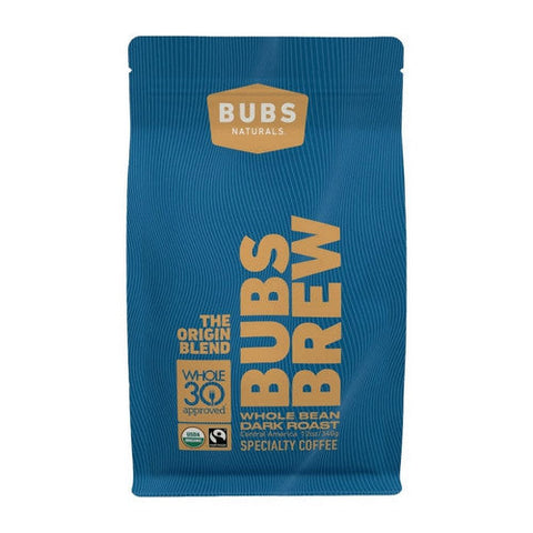 Bubs Naturals, Origin Coffee Dark Roast Whole Bean, 12 Oz Bubs Naturals