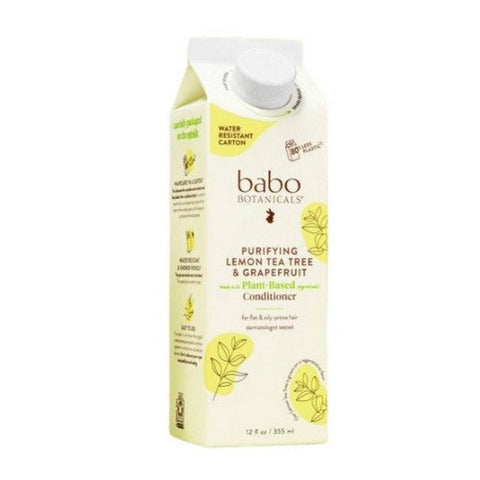 Babo Botanicals, Tea Tree & Grapefruit Purifying Shampoo, 12 Oz Babo Botanicals