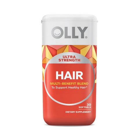 Ultra Softgels Hair Vitamins And Supplement 30 Count (Case Of 1) by Olly