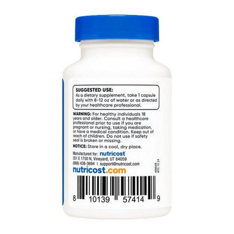 Nutricost, N-Acetyl L-Cysteine Capsules, 600 Mg, 30 Count Nutricost
