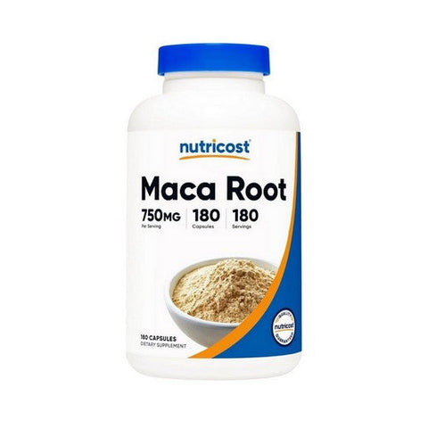 Nutricost, Maca Root Capsules, 750 Mg, 180 Count Nutricost