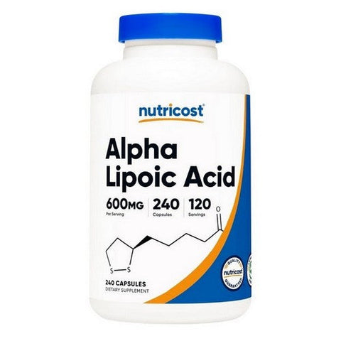 Nutricost, Alpha Lipoic Acid Capsules, 600 Mg, 240 Count Nutricost