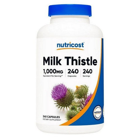 Nutricost, Milk Thistle Capsules, 1000 Mg, 240 Count Nutricost