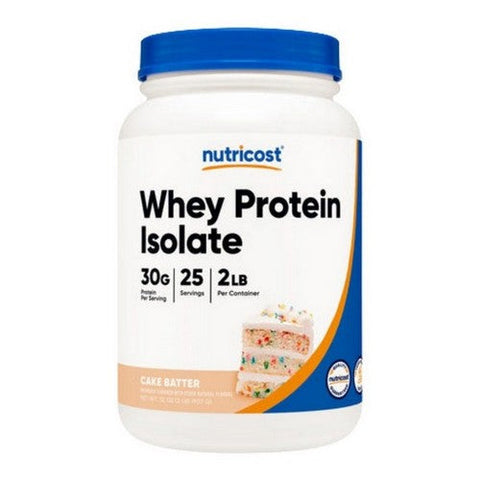 Nutricost, Whey Protein Isolate Powder Cake Batter, 2 Lbs Nutricost