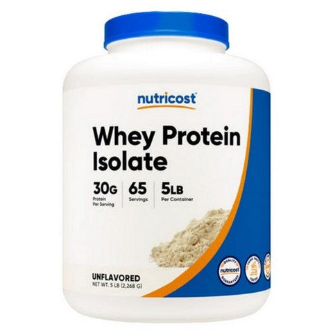 Nutricost, Whey Protein Isolate Powder Strawberry Milkshake, 5 Lbs Nutricost