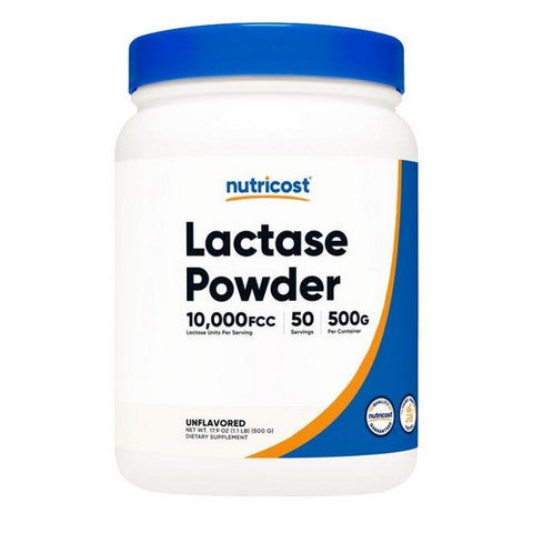 Nutricost, Lactase Powder Unflavoured, 500 Grams Nutricost