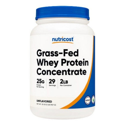 Nutricost, Grass-Fed Whey Protein Concentrate Powder, 2 Lbs Nutricost