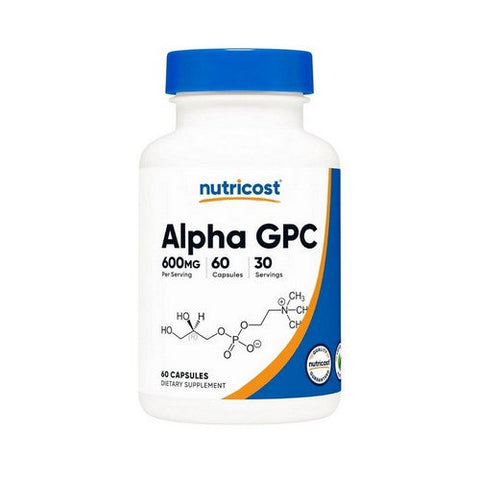 Nutricost, Alpha GPC Capsules, 600 Mg, 60 Count Nutricost