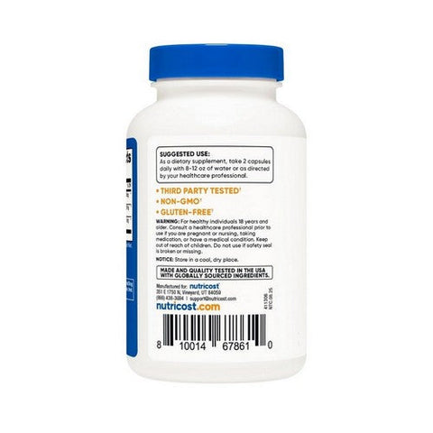 Nutricost, Tongkat Ali 200:1 Capsules, 1000 Mg, 120 Count Nutricost