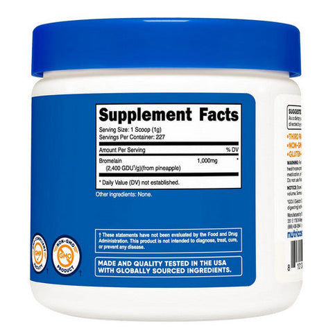 Nutricost, Bromelain Powder, 8 Oz Nutricost