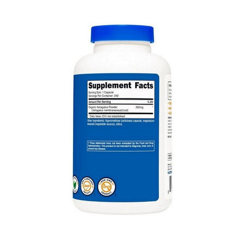 Nutricost, Astragalus Root, 550 Mg, 240 Count Nutricost