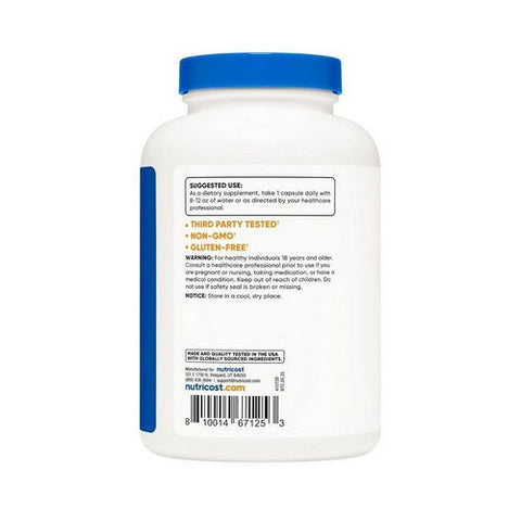 Nutricost, L-Arginine And L-Citrulline, 750 Mg, 240 Caps Nutricost