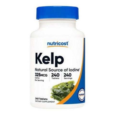 Nutricost, Kelp Tablets Iodine, 325 Mcg, 240 Count Nutricost