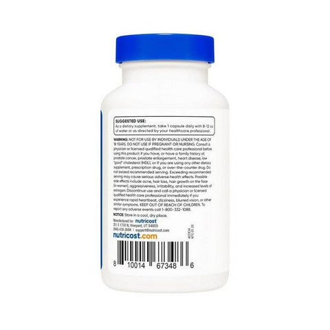 Nutricost, Pregnenolone Capsules, 50 Mg, 120 Count Nutricost