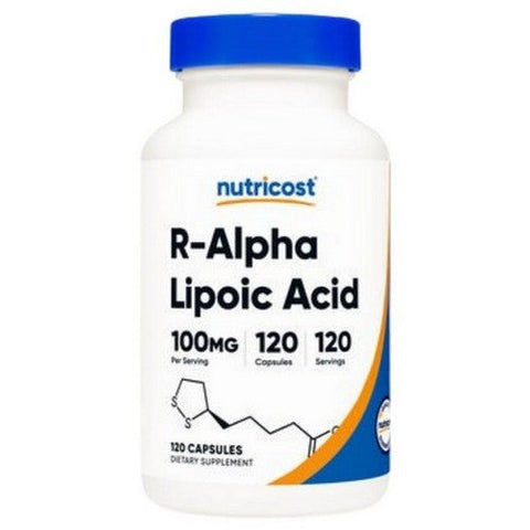 Nutricost, R-Alpha Lipoic Acid Capsules, 100 Mg, 120 Count Nutricost