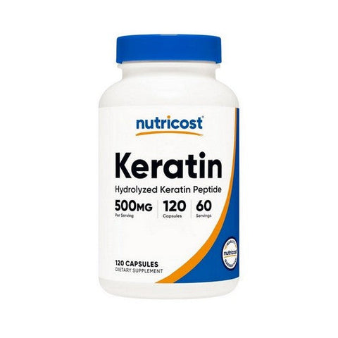 Nutricost, Keratin Capsules, 500 Mg, 120 Count Nutricost
