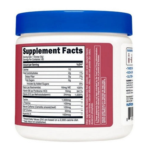 Nutricost, Energy Complex Powder Passionfruit Guava, 60 Servings Nutricost
