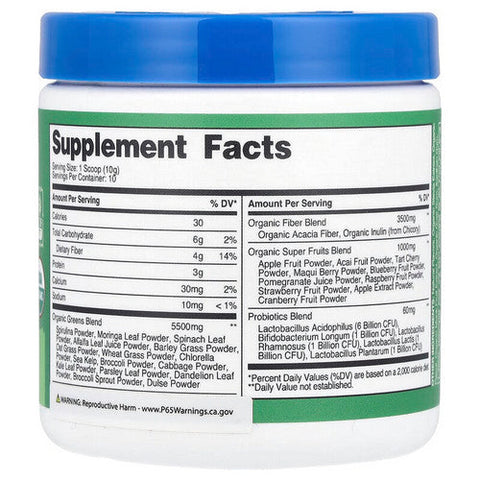 Nutricost, Organic Super Greens Powder, 10 Servings Nutricost