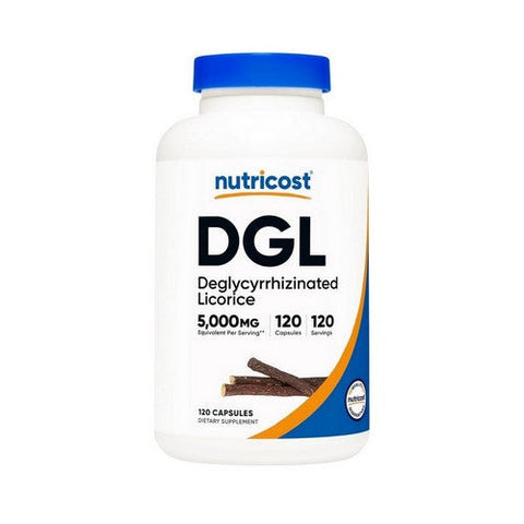 Nutricost, DGL Capsules, 5000 Mg, 120 Count Nutricost