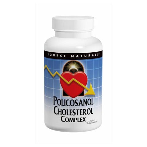 Source Naturals, Policosanol Cholesterol Complex, 60 Tabs Source Naturals