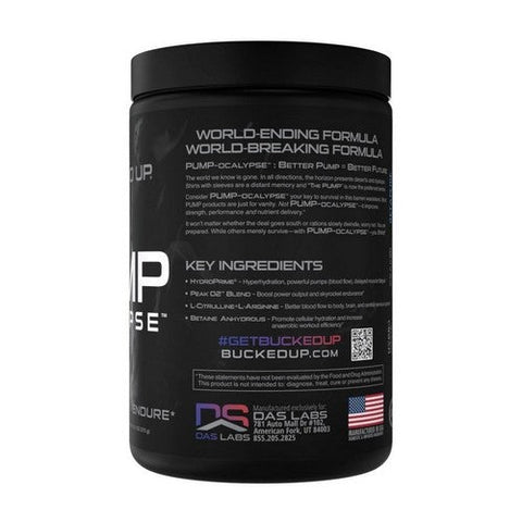 Bucked Up, Pump Ocalypse Blueberry Pomegranate, 12.3 Oz Bucked Up
