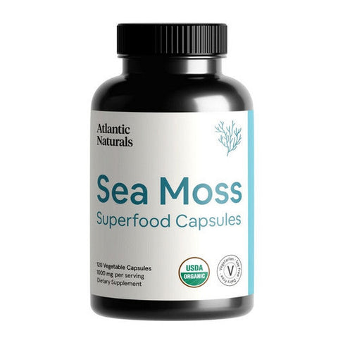 Atlantic Naturals, Organic Sea Moss Superfood, 120 Capsules Atlantic Naturals