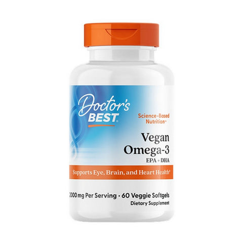 Vegan Omega-3 60 Veggie Softgels by Doctors Best