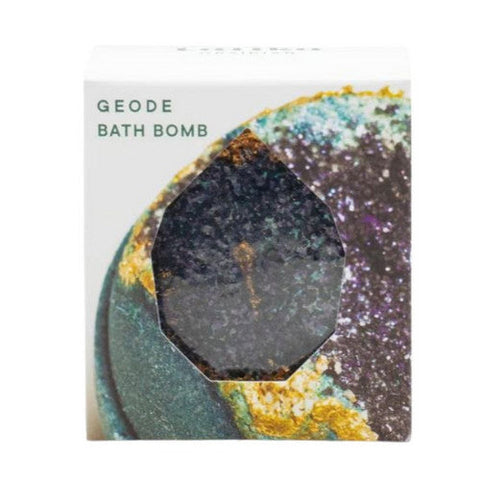 Latika Soap, Geode Bath Bomb Obsidian, 1 Count