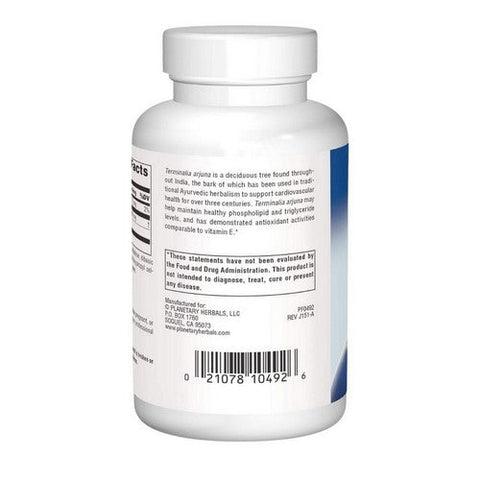 Planetary Herbals, Full Spectrum Arjuna, 500 Mg, 60 Tabs Planetary Herbals