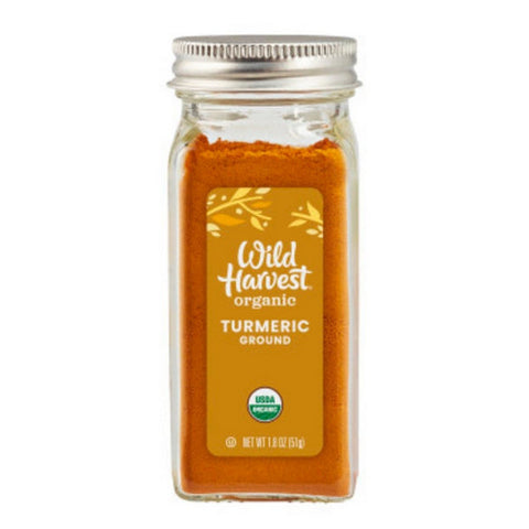 Organic Turmeric Ground 1.8 Oz (Case Of 6) by Wild Harvest