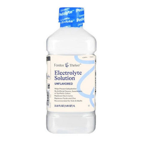 Foster And Thrive, Electrolyte Solution Unflavored, 33.8 Oz Foster And Thrive
